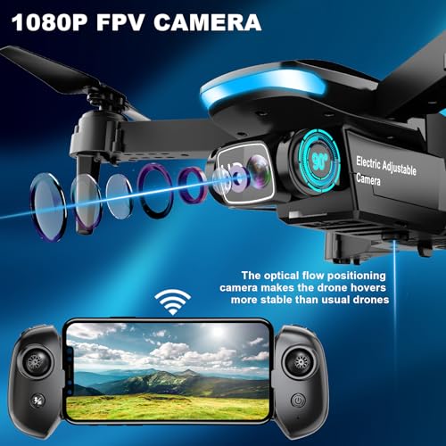 Mini Drone with Camera, 1080P HD Foldable Drone N553717