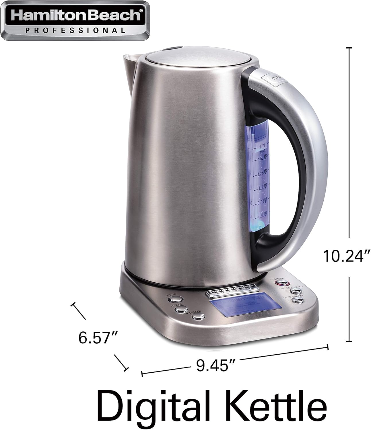 1.7 Liter 1500 Watts Cordless Electric Tea Kettle B4222