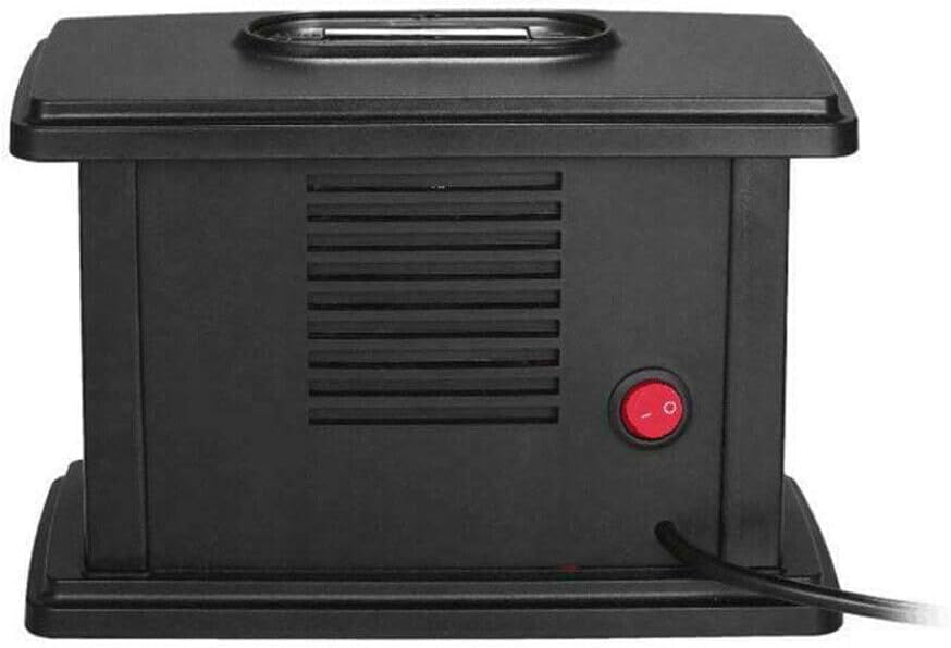 Freestanding Electric Fireplace Stove with Realistic Flame Effect, 1000W X9394