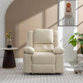 Beige Power Lift Massage Recliner Chair R3311