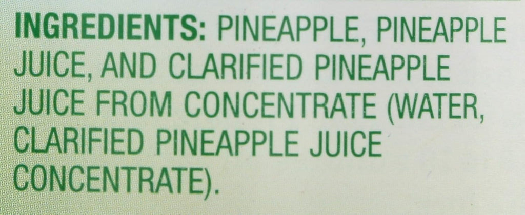 Pineapple Slices in 100% Pineapple Juice 20 oz (Pack of 12) B5851