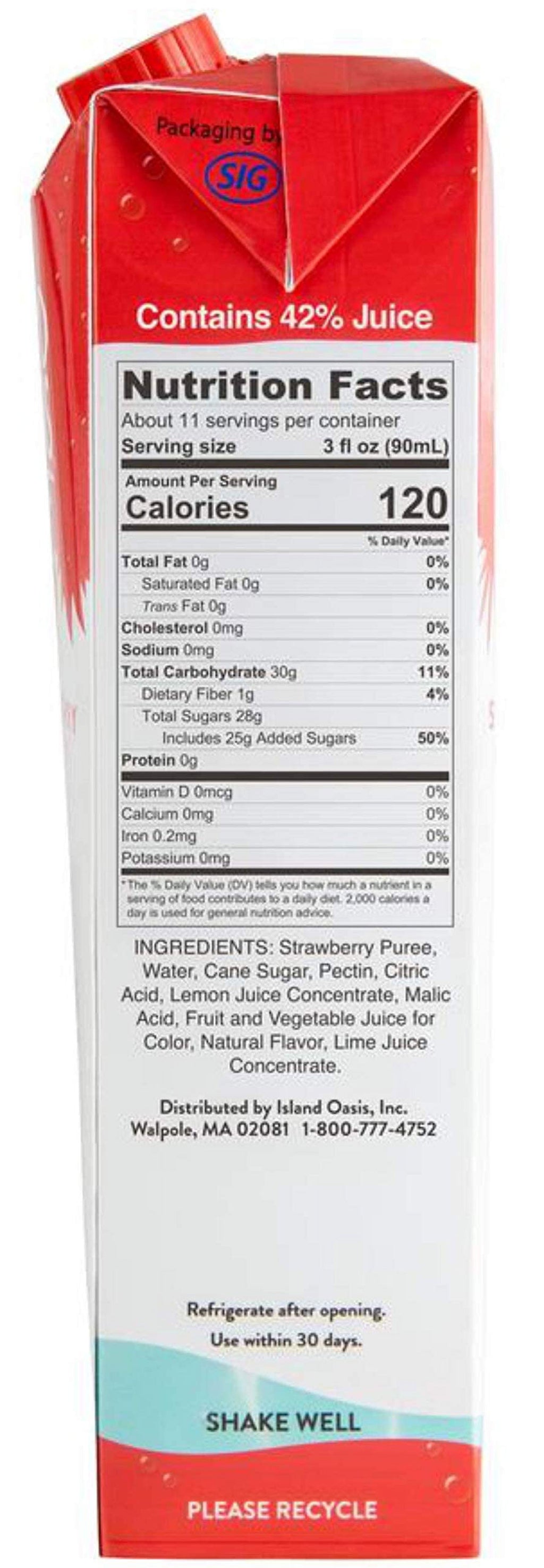 Strawberry Drink Mix, 1 L B305