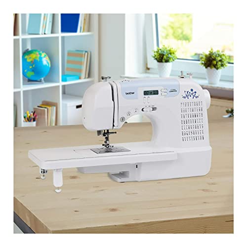 Computerized Sewing and Quilting Machine, 70 Built-in Stitches, LCD Display, White K36436