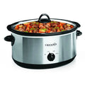 7 Quart Oval Manual Slow Cooker, Stainless Steel N670