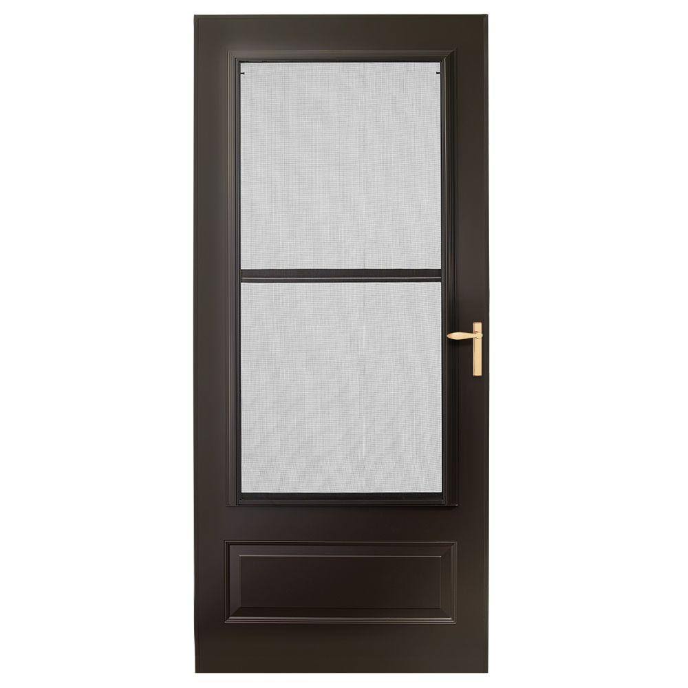 Bronze Aluminum Storm Door I258