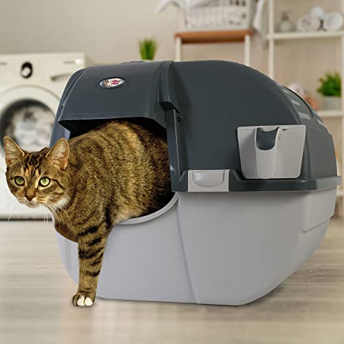 Gray Self Cleaning Litter Box A94602