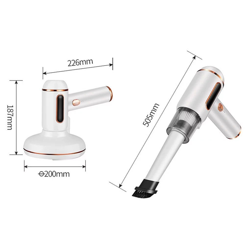Wireless Household Mite Removal Machine 7200PA 120W Double Vacuum Cleaner UV Lamp W7775