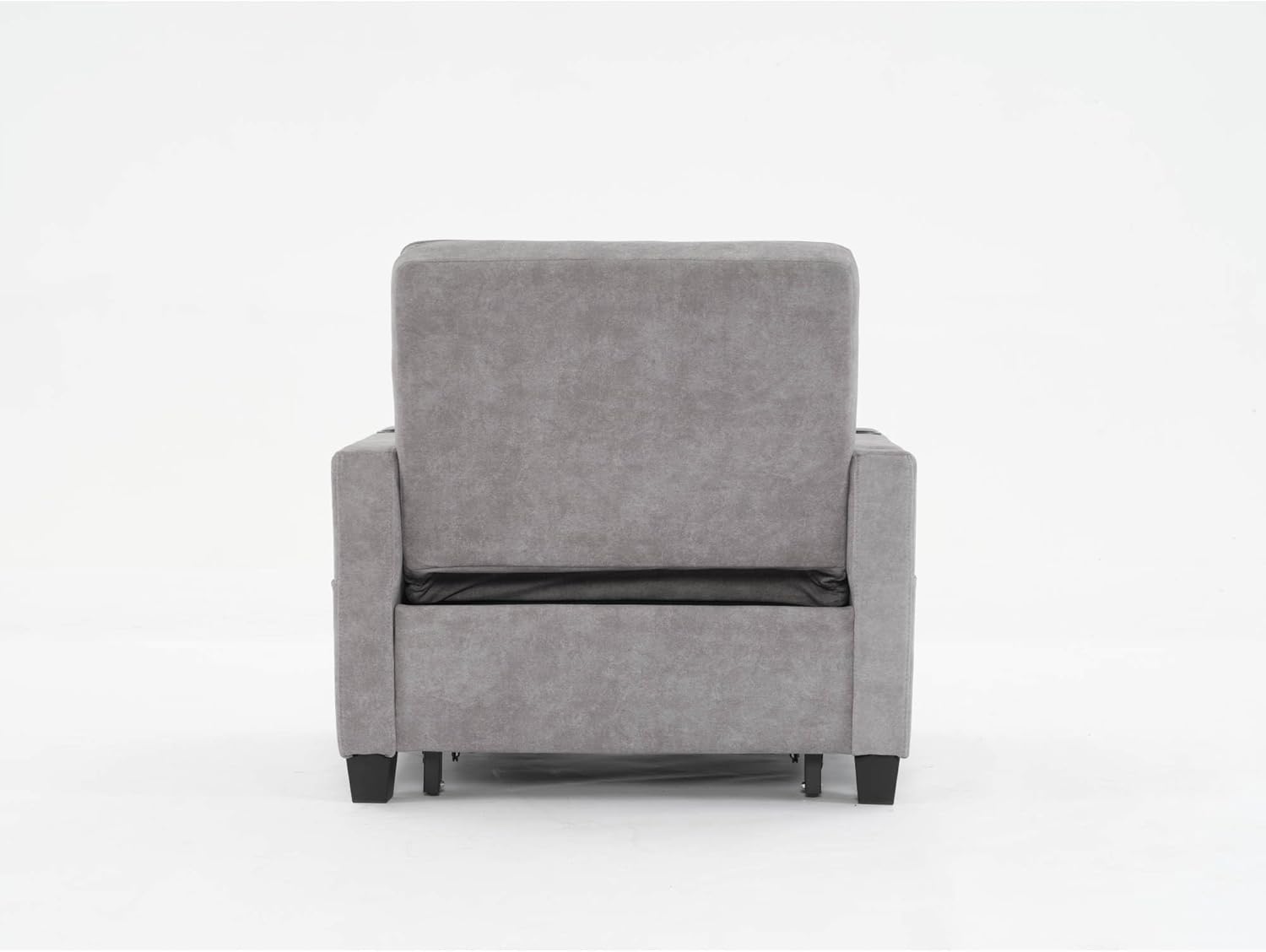 Light Grey 3-in-1 Pull Out Sleeper Chair Bed with USB Ports L434860