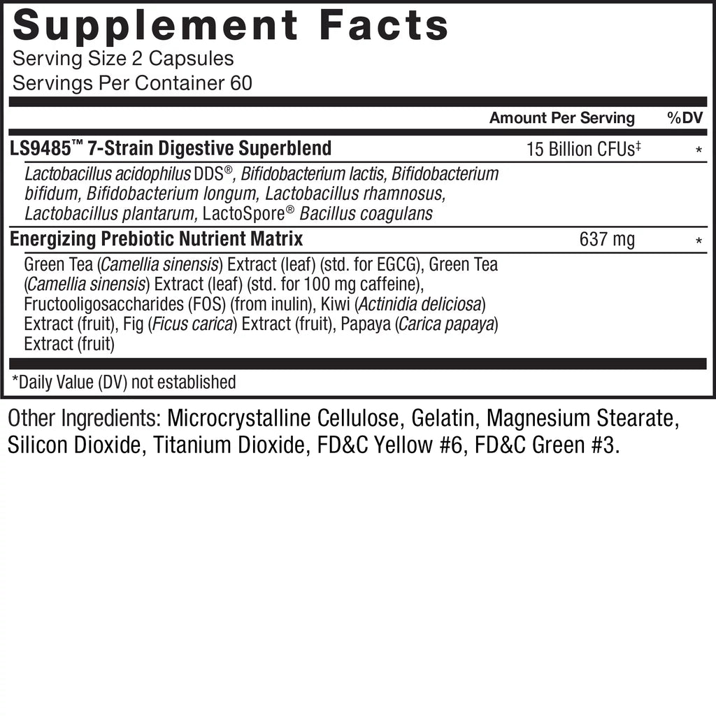 Probiotic Supplement, 30 Billion CFUs, 120 Capsules J10420