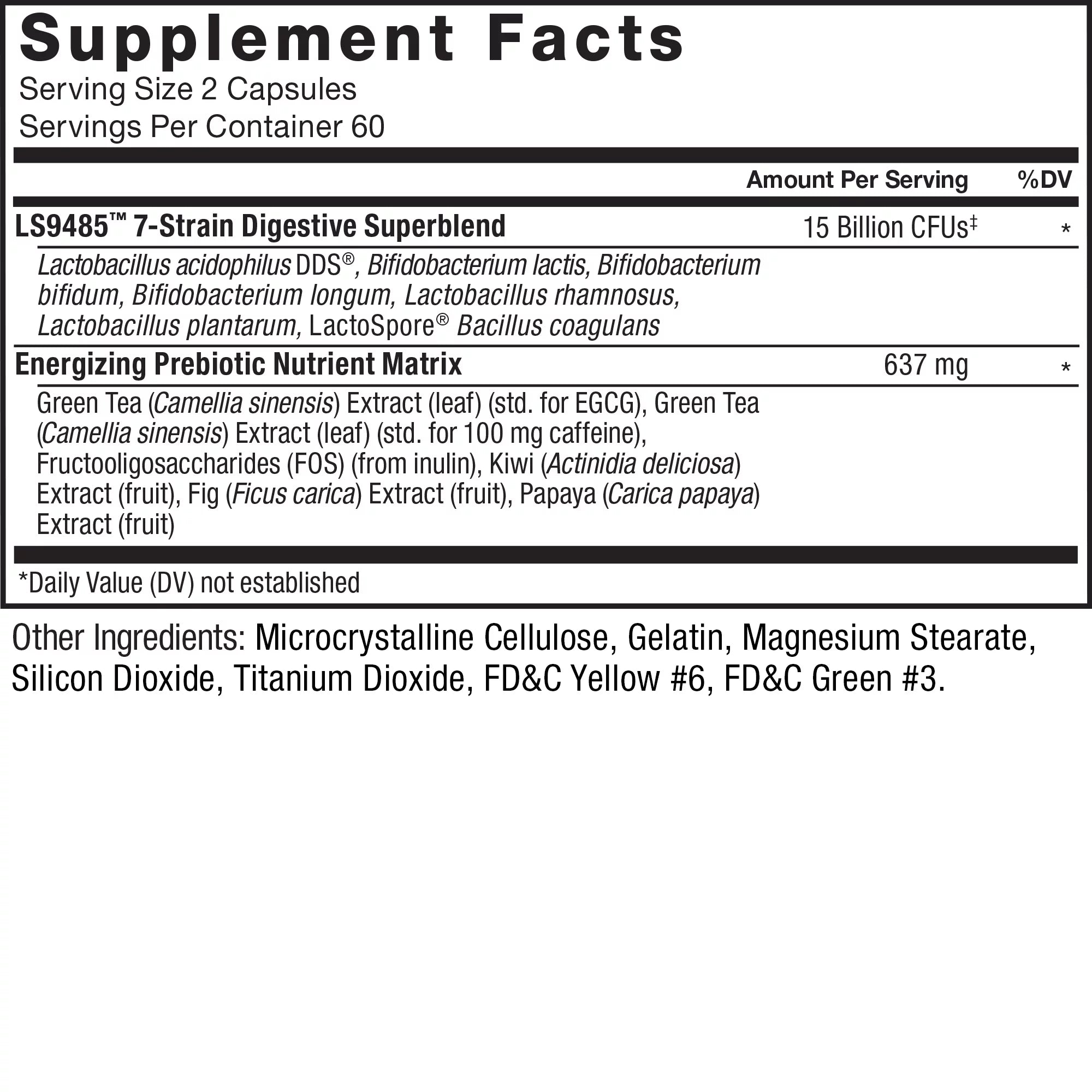 Probiotic Supplement, 30 Billion CFUs, 120 Capsules J10420