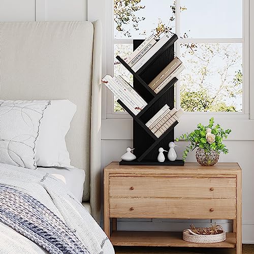 4 Tier Natural Wood Bookshelf B695647