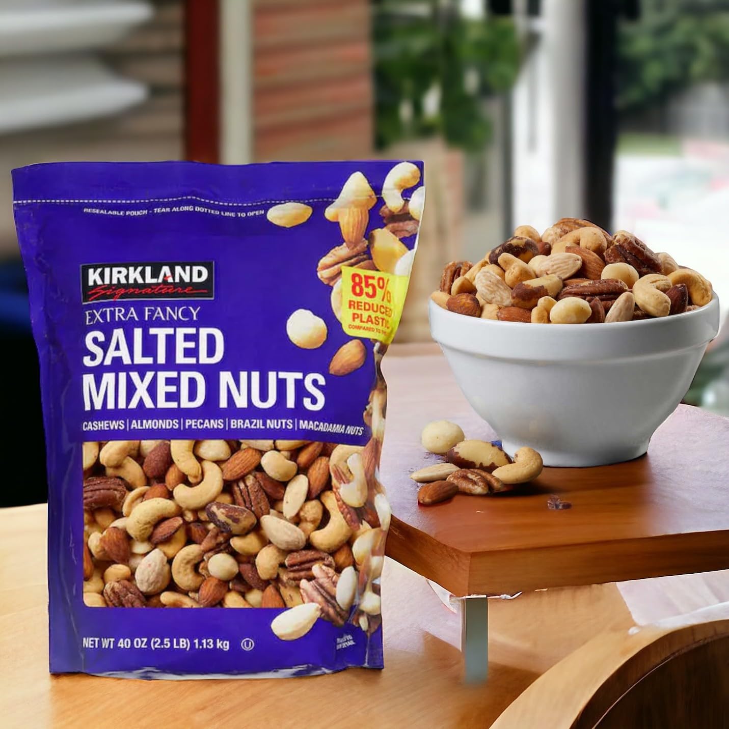 Salted Mixed Nuts, 2.5 lbs E376