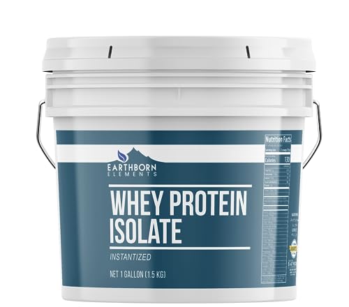 Unflavored Whey Protein Isolate, 1 Gallon Bucket O69033