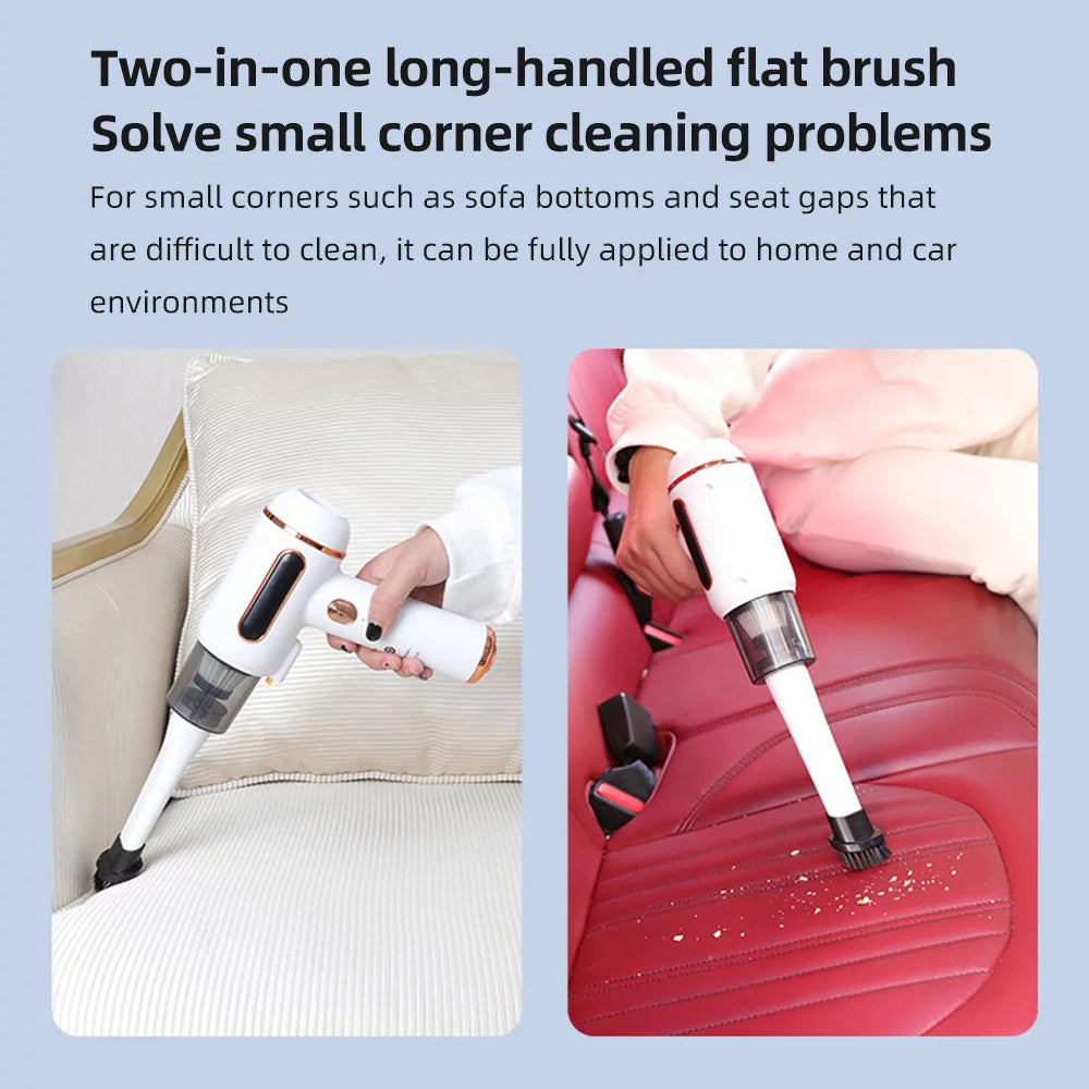 Wireless Household Mite Removal Machine 7200PA 120W Double Vacuum Cleaner UV Lamp W7775