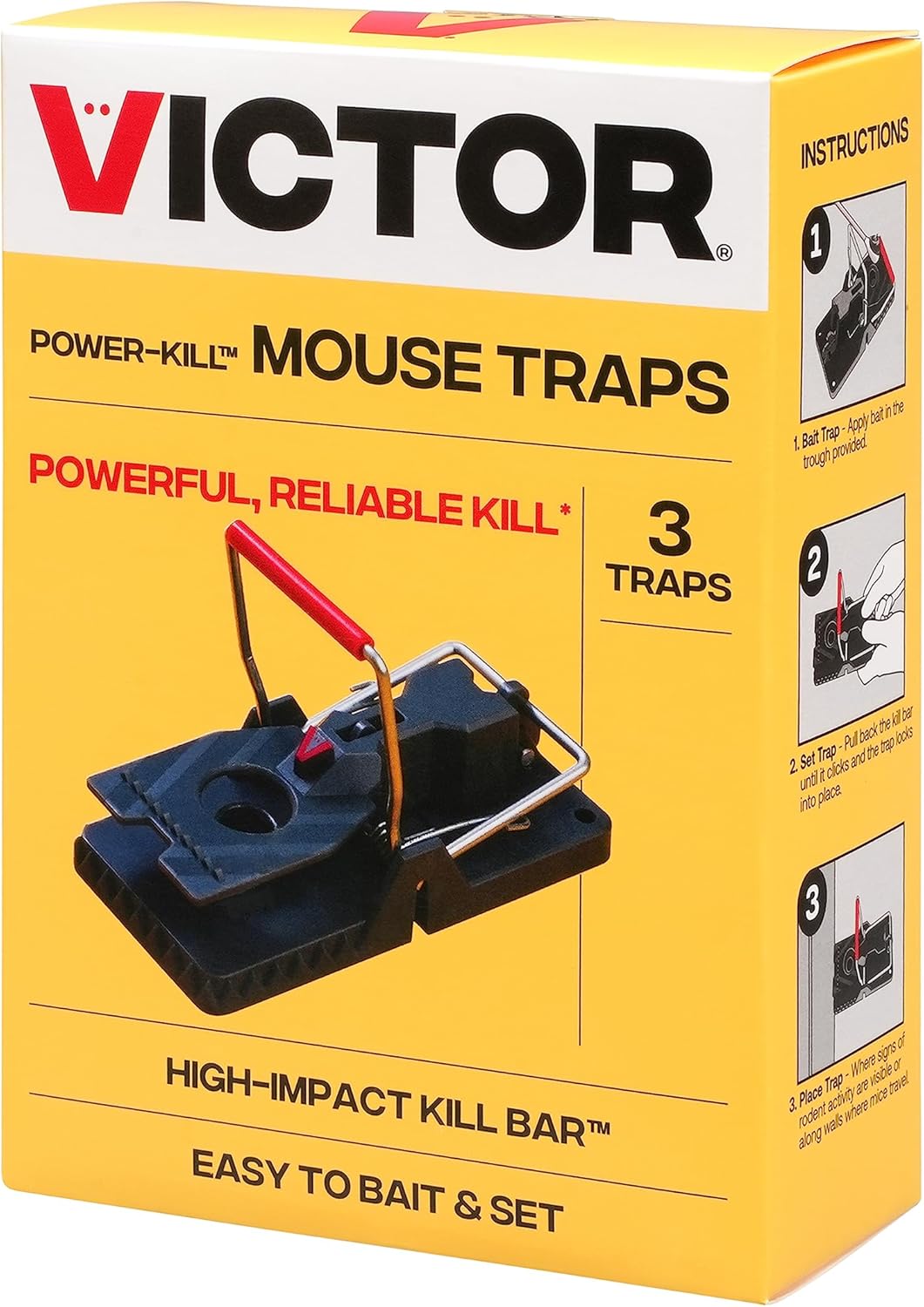 3 Reusable Mouse Traps D584501