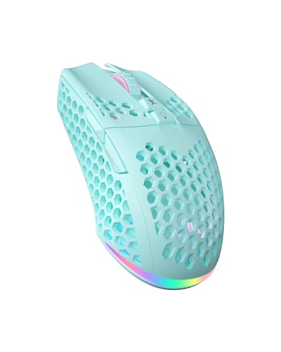 White Wireless Gaming Mouse with 8000 DPI Tri-Modes P2811