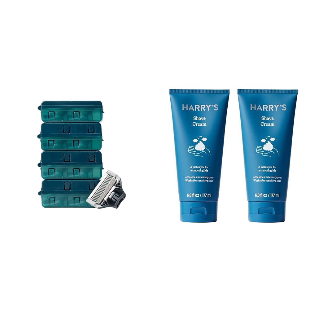 14 Count Razor Refills and 2 Pack Shaving Cream G801