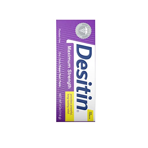 Maximum Strength Baby Diaper Rash Cream with 40% Zinc Oxide, 4 oz X284694