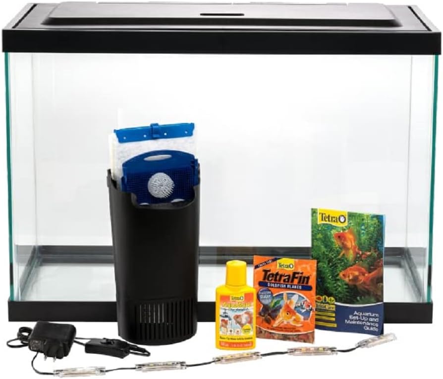 20 Gallon Aquarium Kit with LED Lighting and Filter C281