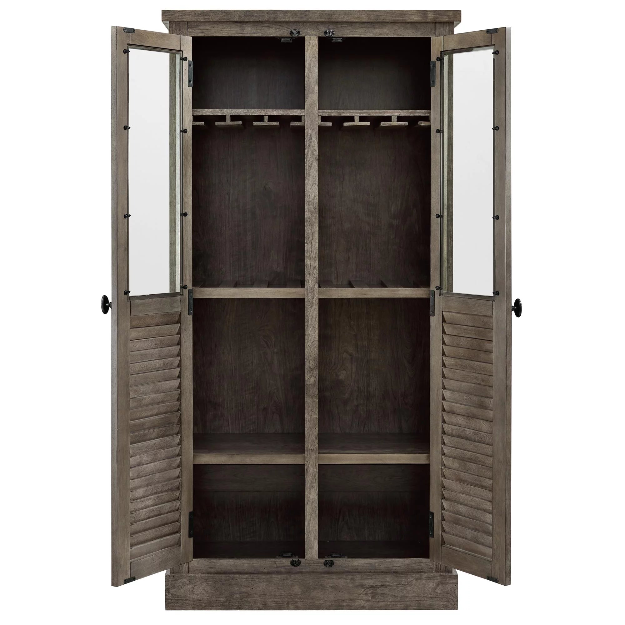 Weathered Oak Beverage Cabinet Y9939
