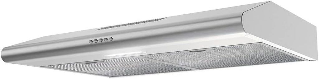 30 in. Ductless Undermount Range Hood in Brushed Stainless Steel with Mesh Filters F271323
