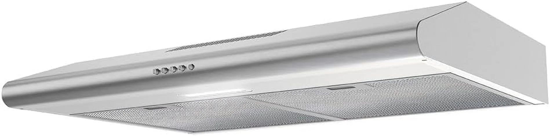 30 in. Ductless Undermount Range Hood in Brushed Stainless Steel with Mesh Filters F271323