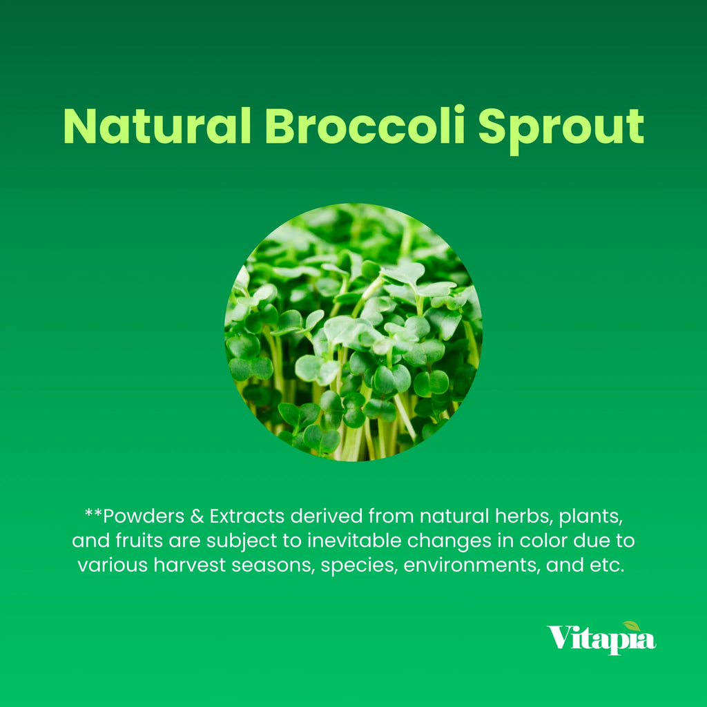 Organic Broccoli Sprout Powder, Non GMO, Gluten Free, 33 Servings C74252