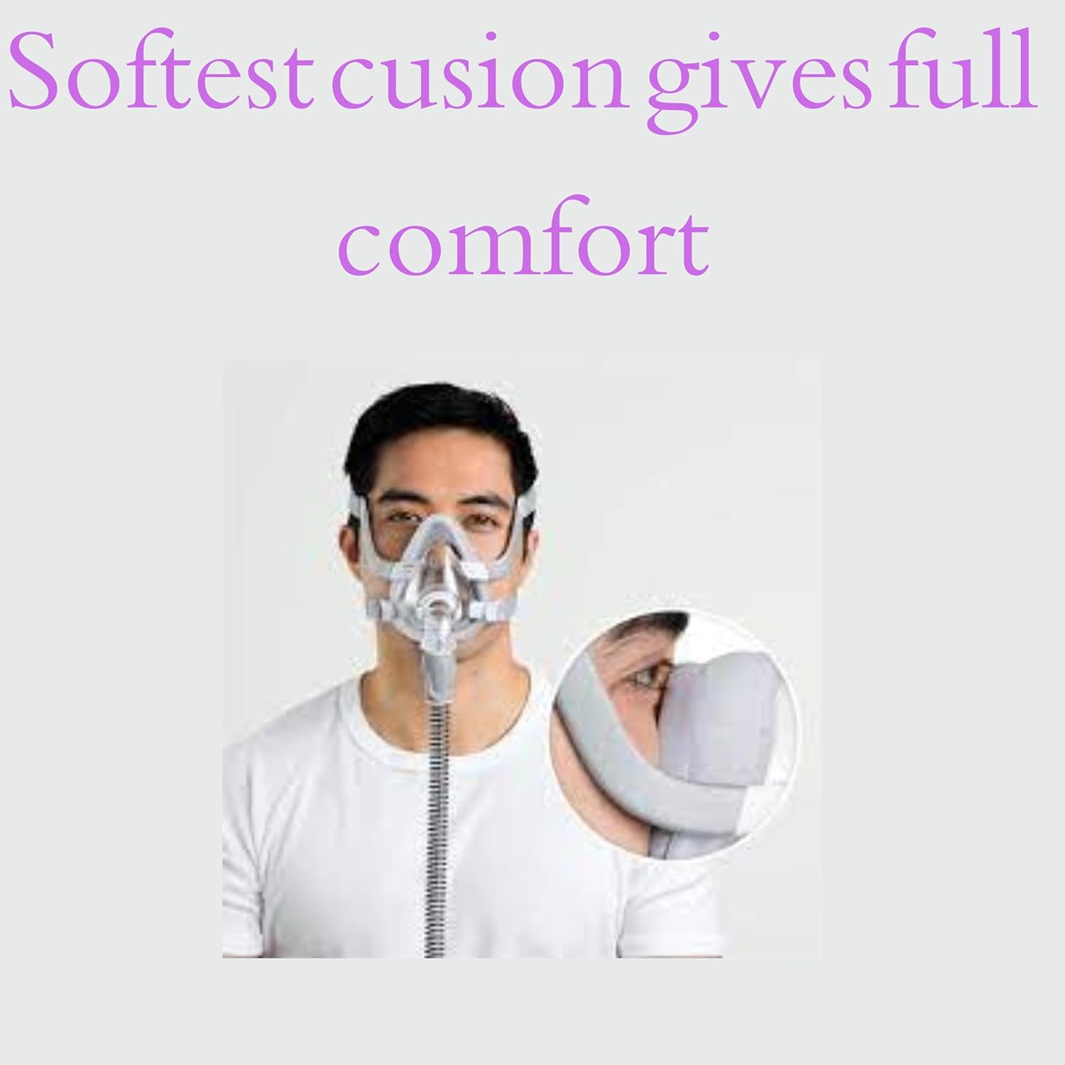 Cushion Mask Bundle with Cpap Cleaning Wipes - Large M7505