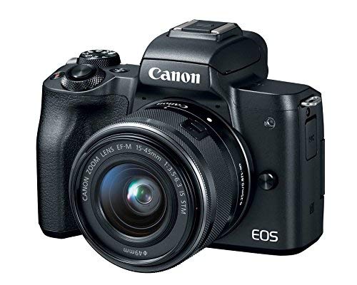 Mirrorless Camera Kit with EF-M15-45mm and 4K Video (Black) C100034