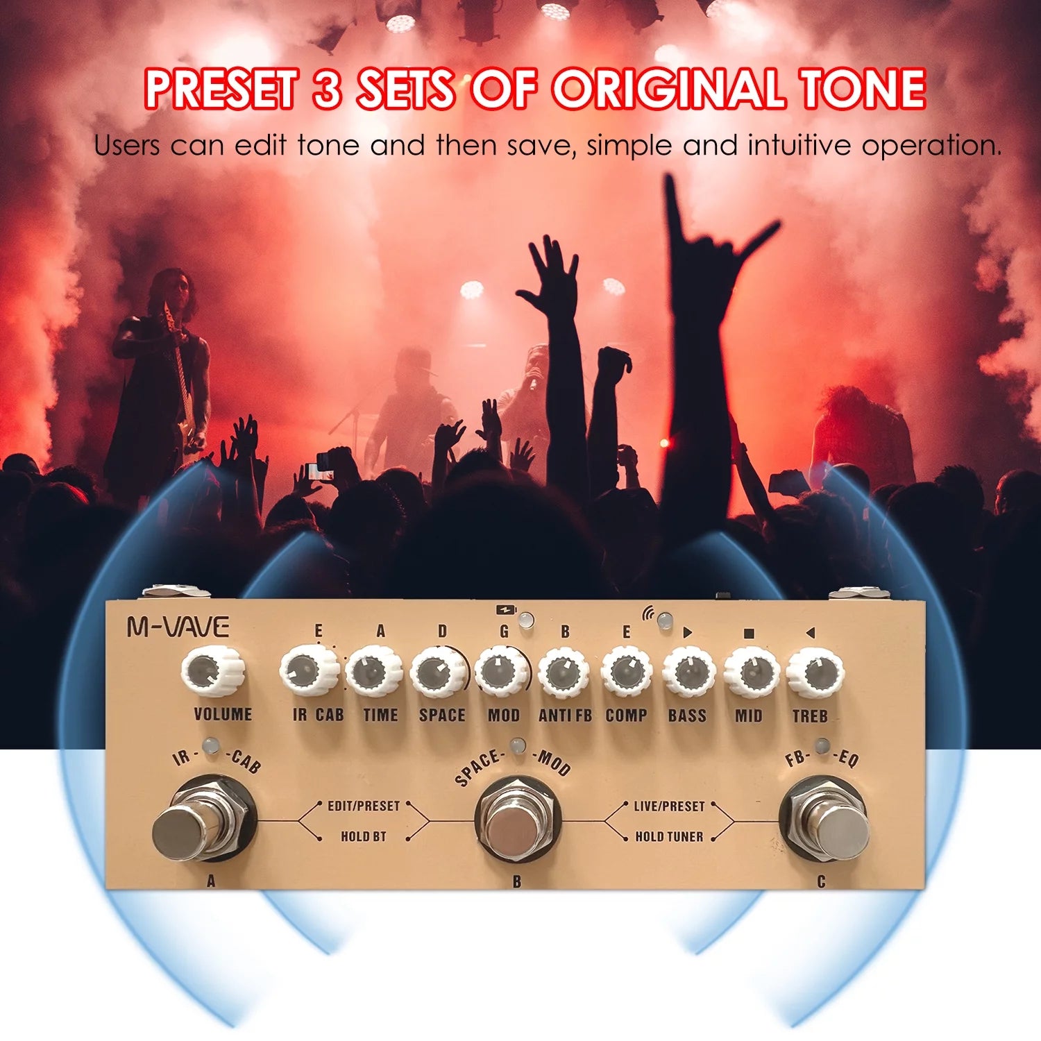 Wireless Guitar Effect Pedal Z292