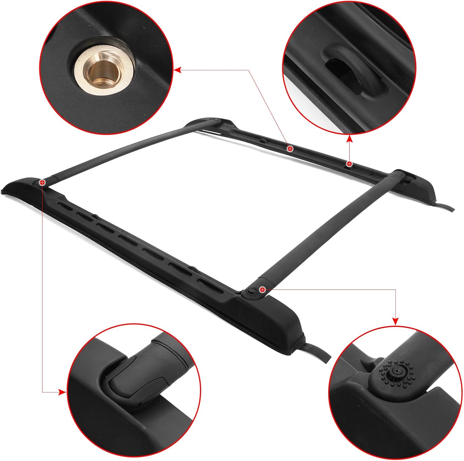 Roof Rack Cross Bars for Toyota Tacoma Double Cab Crew Cab J126100