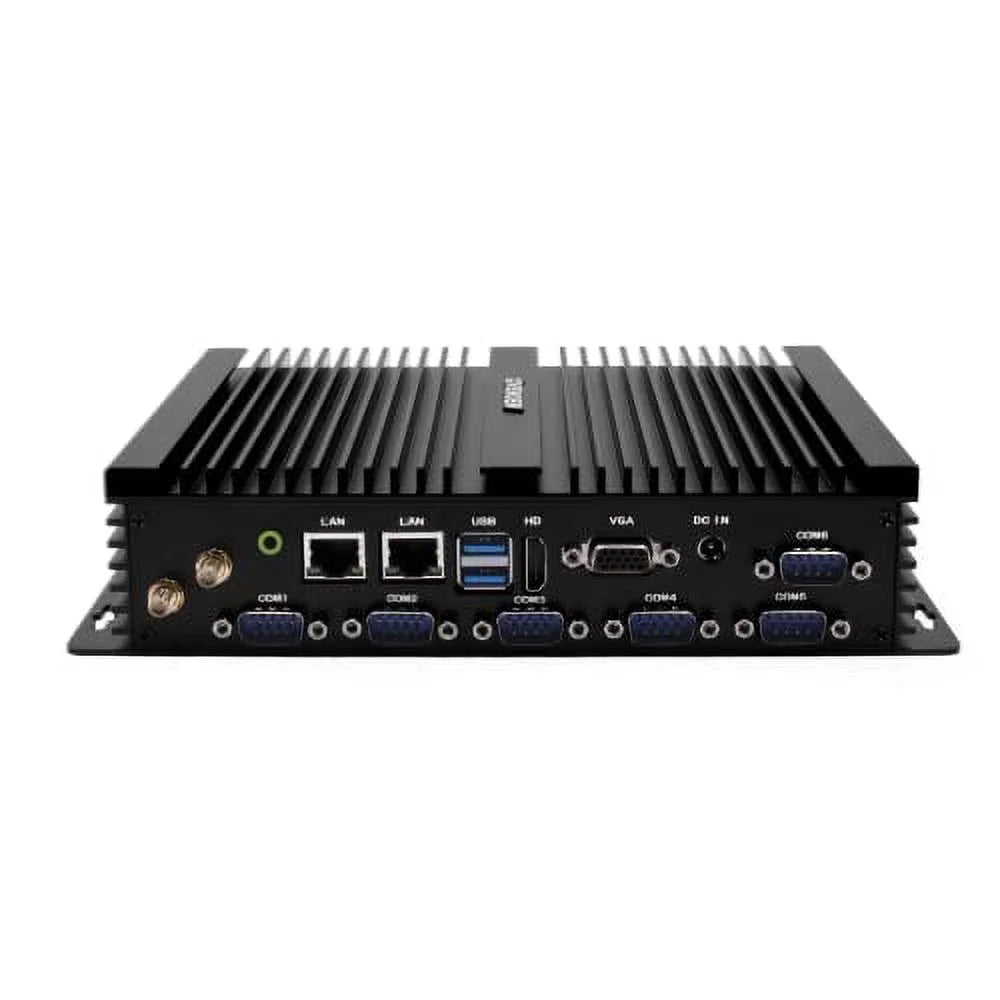 Industrial Mini PC, Celeron J4125, 16GB DDR4 RAM 512GB SSD, Dual RJ45 Lan, 6 COM RS232/485 M593