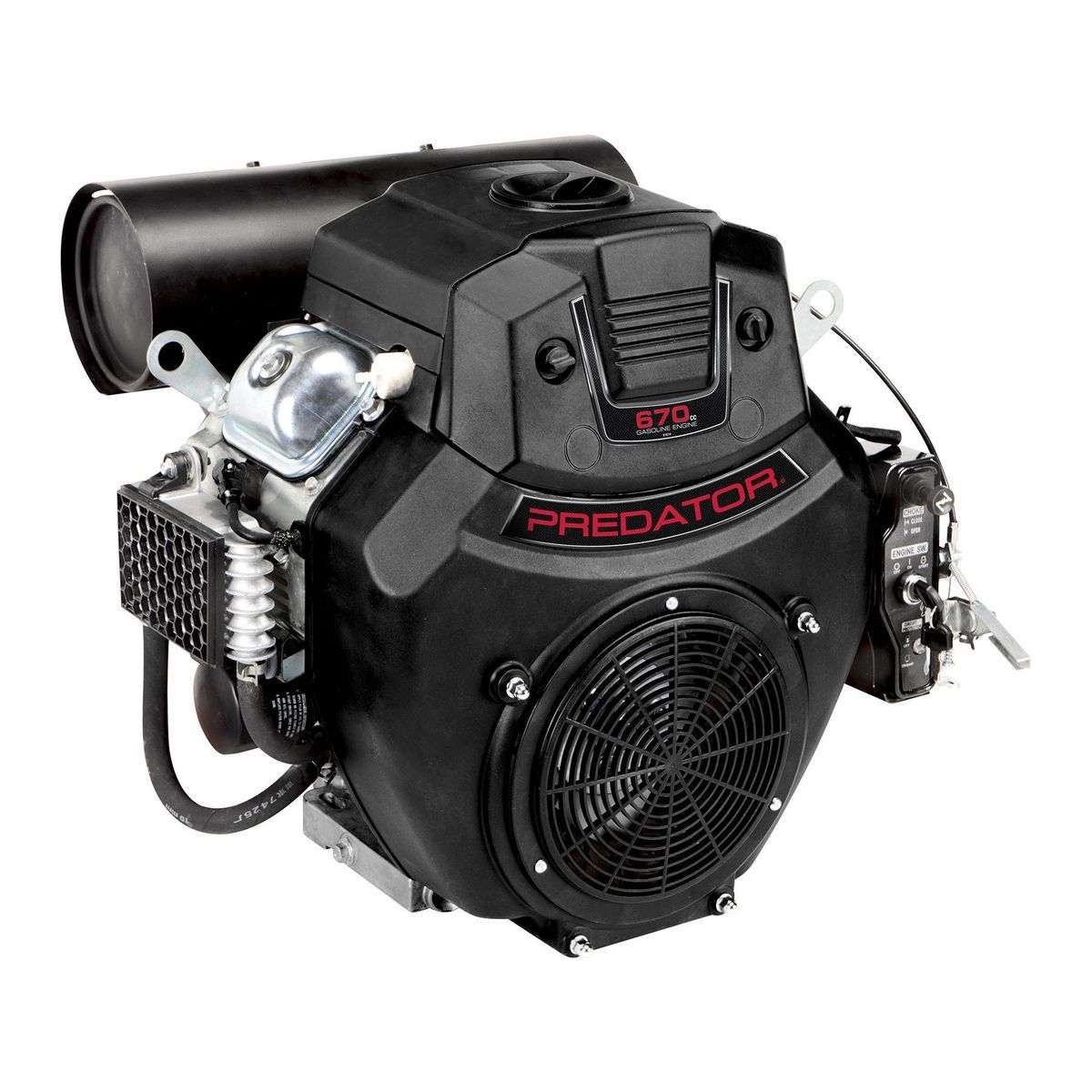 670cc V-Twin Horizontal Shaft Gas Engine P584