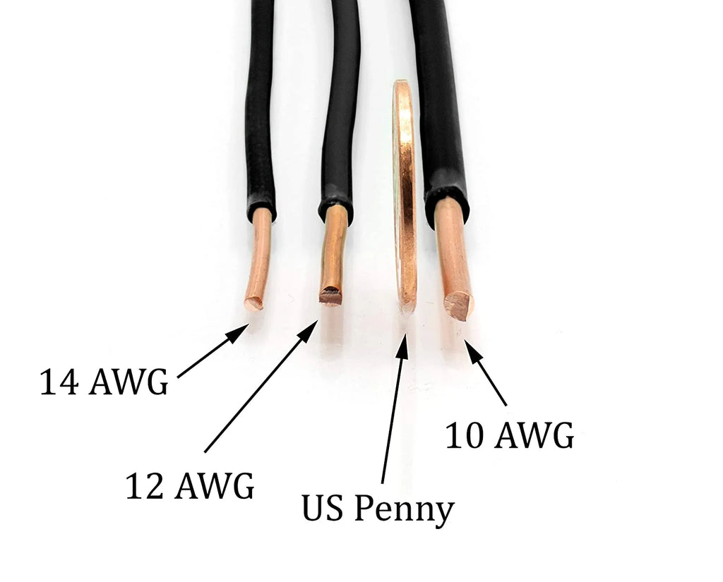 10 AWG Insulated Solid Copper THHN/THWN Wire 600 Volts Black C8090
