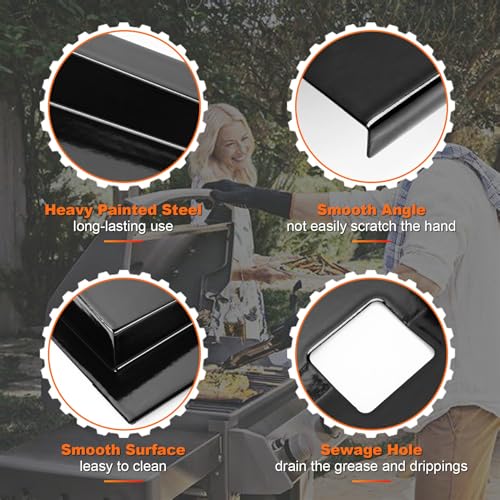 Grease Tray with Catch Pan and Foil Liner 10Pcs Aluminum Liner Z225983