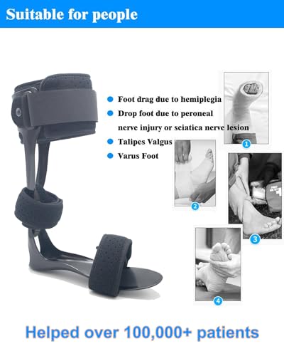 Medical Ankle Foot Orthosis Support Brace (Right, Medium) L23670