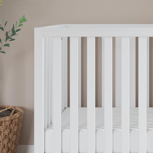 4-Piece Nursery Set with Crib, Dresser, Changing Table Topper, Chest, Nightstand V8418