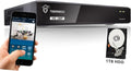 Super HD 1080P H.265+ 8-Channel Hybrid 4-in-1 DVR Security Recorder with 1TB Hard Drive Q736