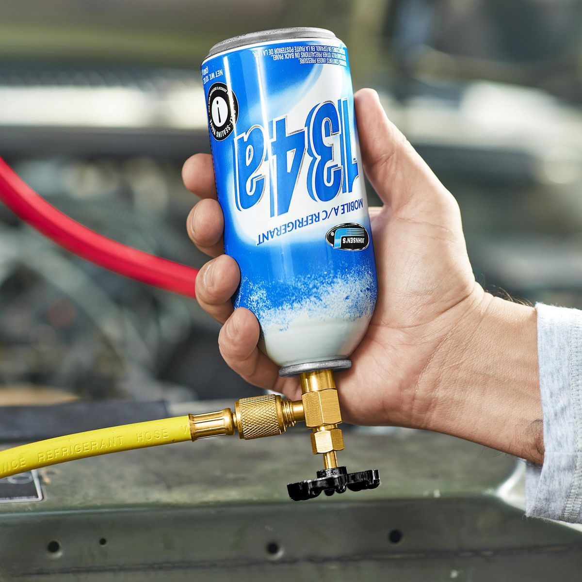 R134a Self-Sealing A/C Refrigerant Can Tap Valve E738