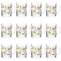 12 Pcs Halloween Ghost Glass Mugs 12 oz K625