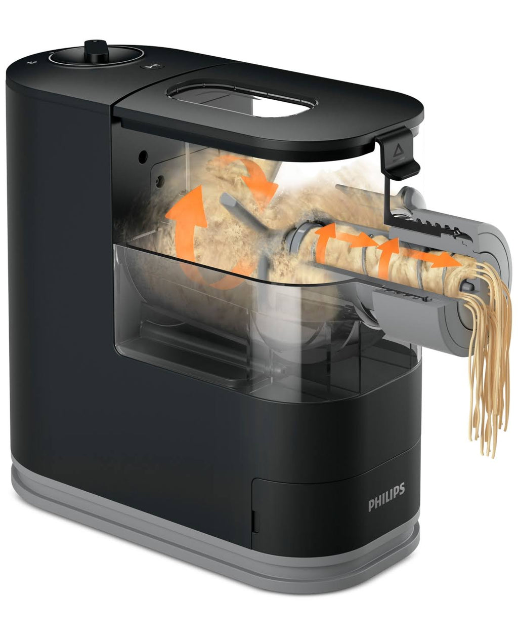 Compact Black Pasta Maker W1342