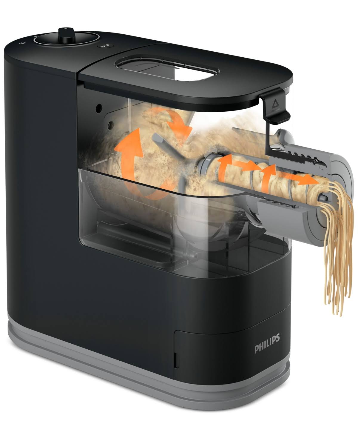 Compact Black Pasta Maker W1342