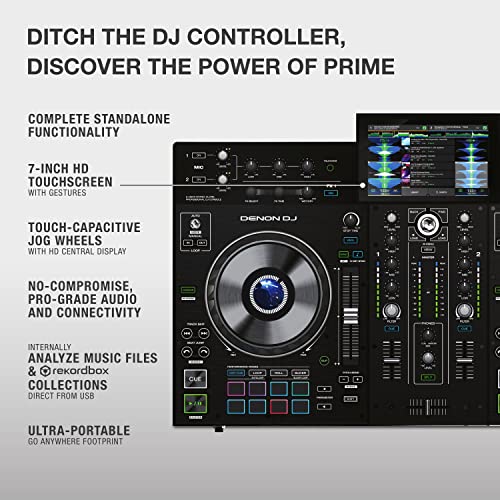 Standalone DJ Controller with 4 Decks, 10.1" Touchscreen N95115