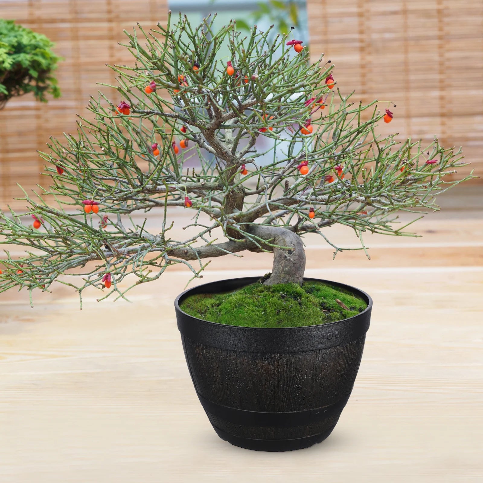 Tall Artificial Plant Flowerpot Planter Y907633