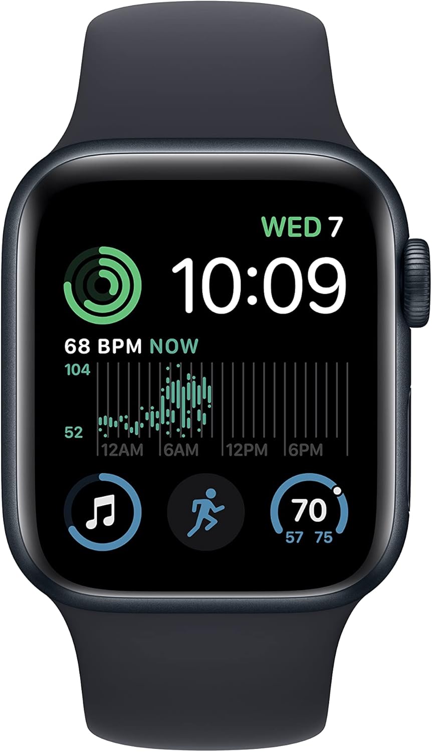 Midnight Aluminum 40mm GPS Smart Watch with Sport Band K546