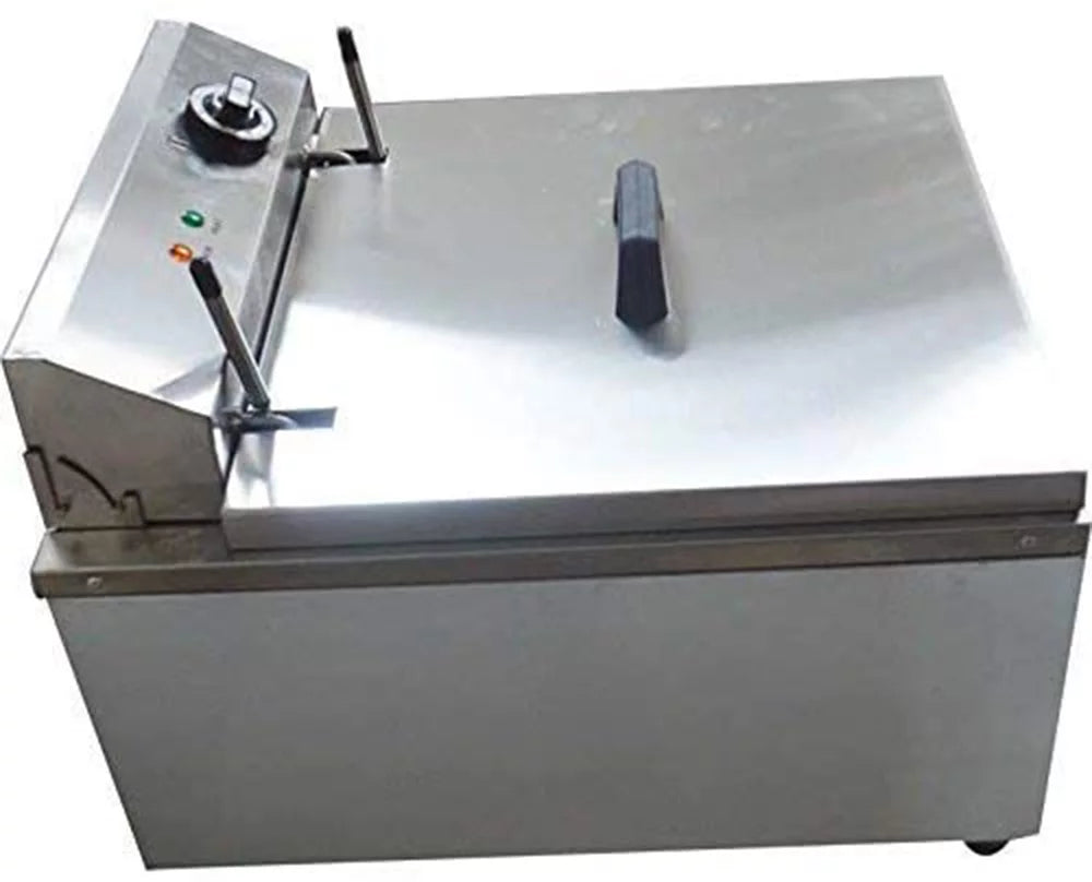 Stainless Steel Funnel Cake Deep Fryer with 2 Ring Molds E314010