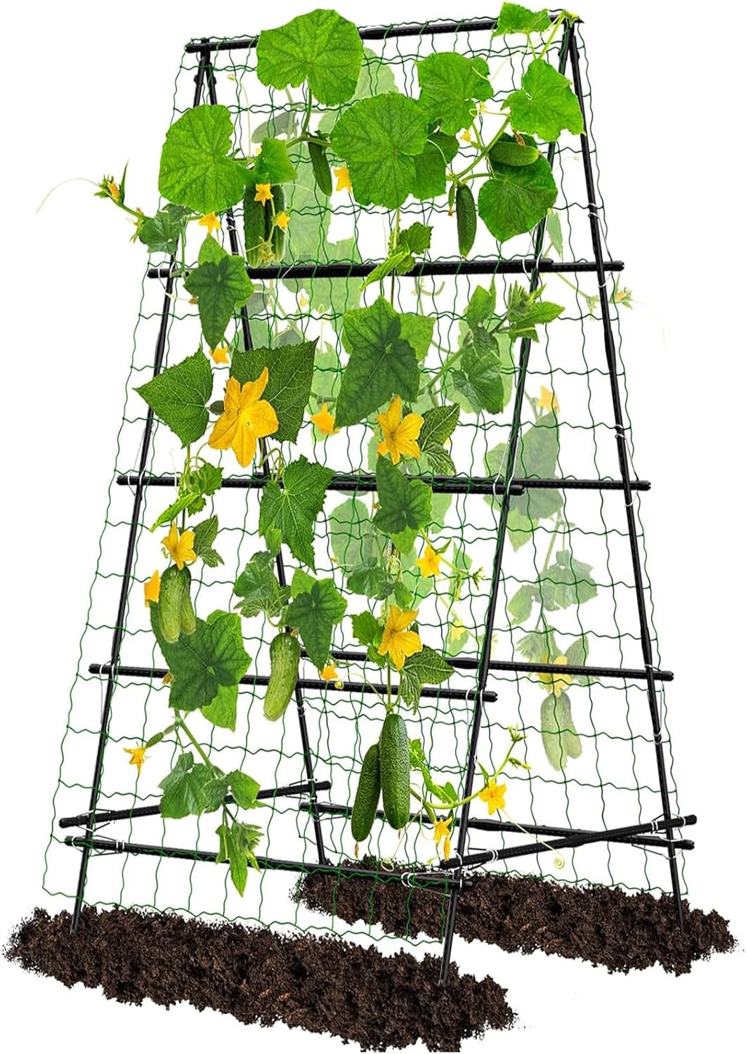 A-Frame Garden Trellis with Plant Support Clips M2253
