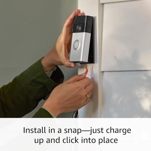 Satin Nickel Battery Doorbell X386