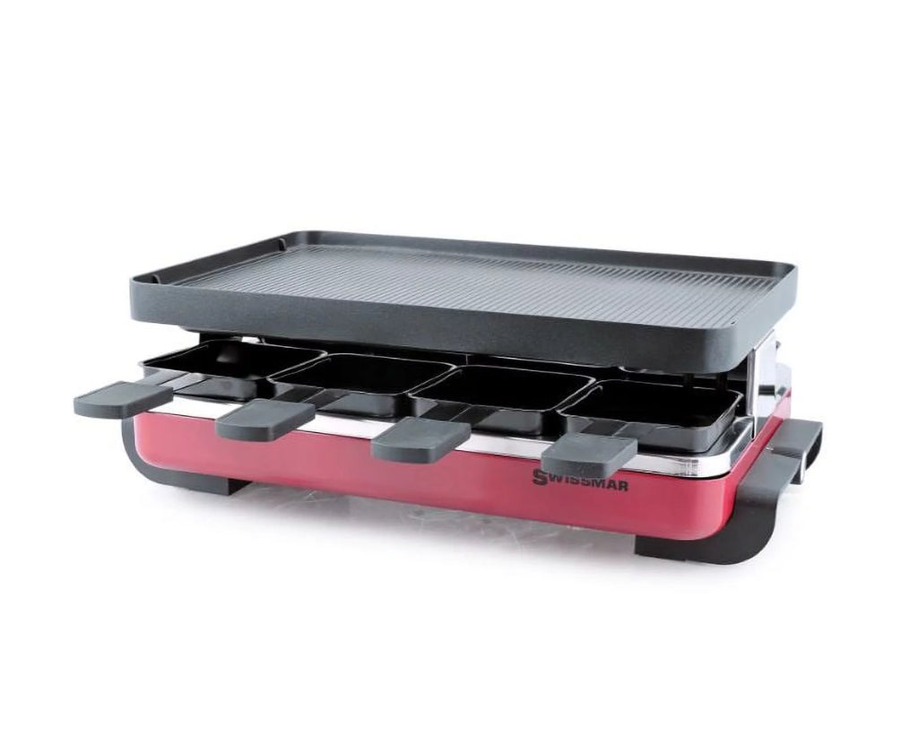 Red Non-Stick Reversible Raclette Grill W819