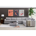 Gray Fabric Sectional W779